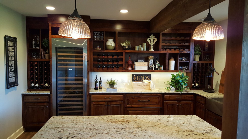 Custom for Basement Finish with Wine Storage Stillwell, KS