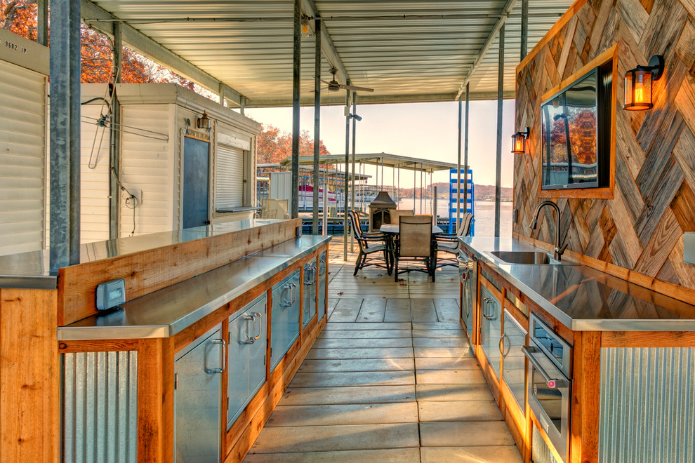 Custom Dock Bar Rustic Home Bar Other by Otto Construction Houzz