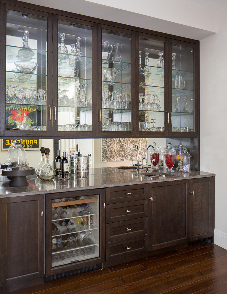 Cygnus Granite Bar Traditional Home Bar St Louis by Unique