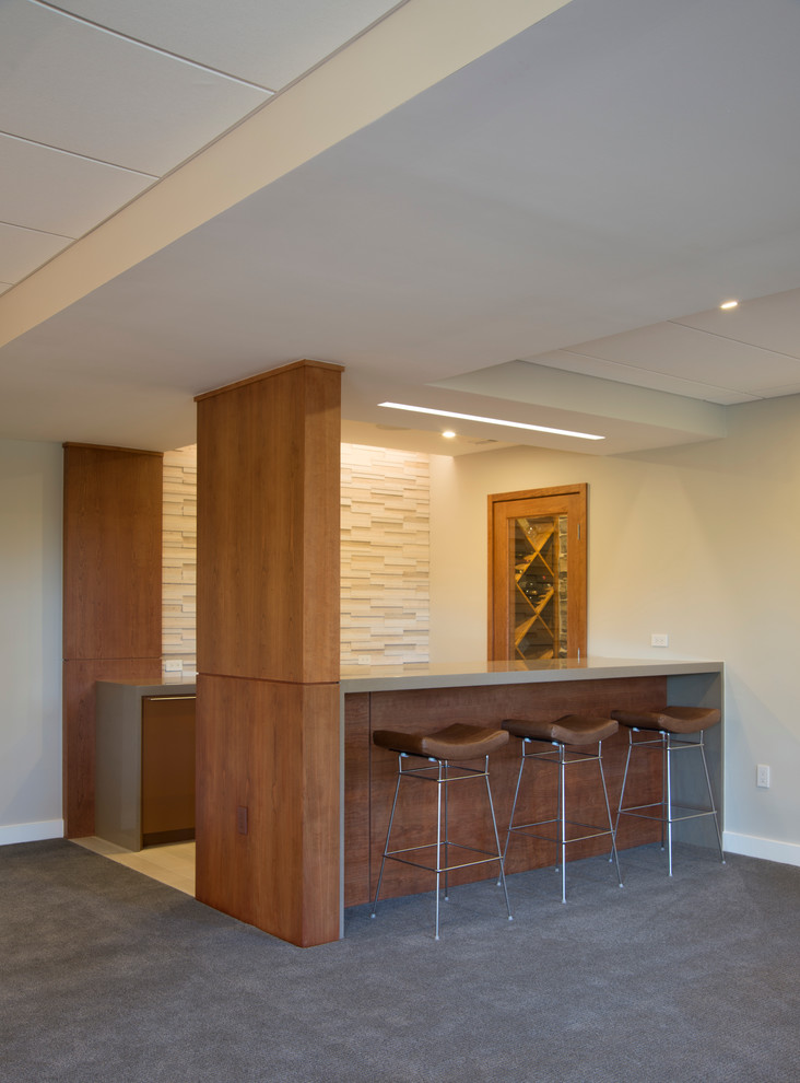 Ellicott City Project Contemporary Home Bar DC Metro by