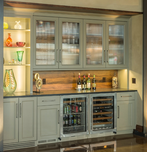 Experimenting With Textured Cabinet Surfaces and Glass