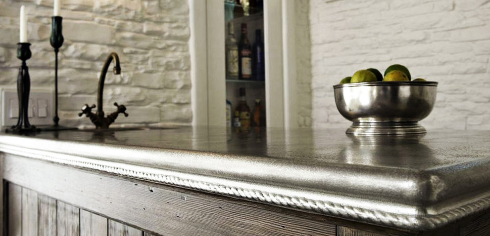 Inspiration for a home bar remodel in Atlanta