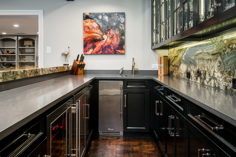 Home Bar Modern Home Bar Dallas by Henderson Custom