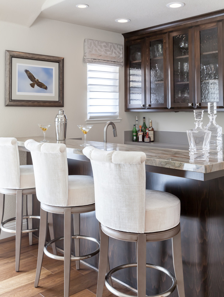 Granite Bay residence Transitional Home Bar Sacramento by