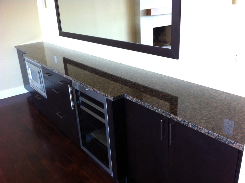 Granite Countertops in Redmond Washington Modern Home Bar Seattle
