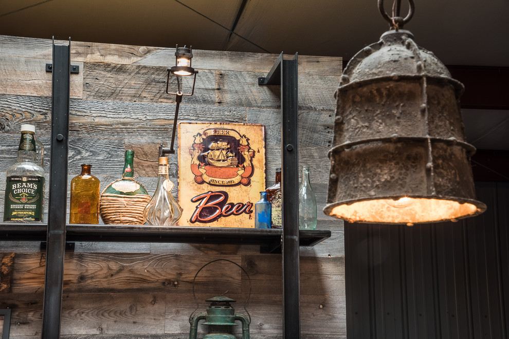 Hangar Bar Industrial Home Bar Charlotte by Lauren Nicole Designs