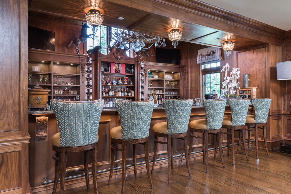 HighEnd Remodel Traditional Home Bar Bridgeport by Sweeney