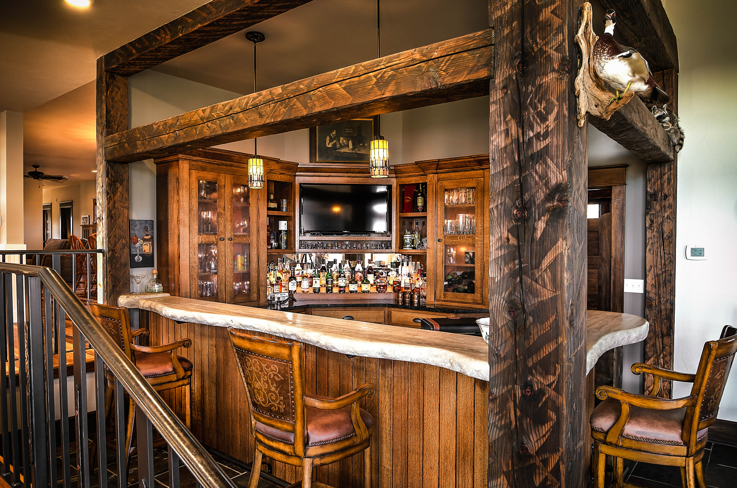 irish pub - craftsman - home bar - other -cabinet concepts