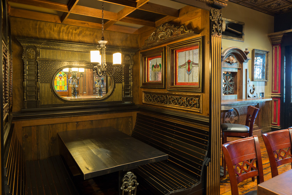 Irish Pub Eclectic Home Bar Atlanta Houzz