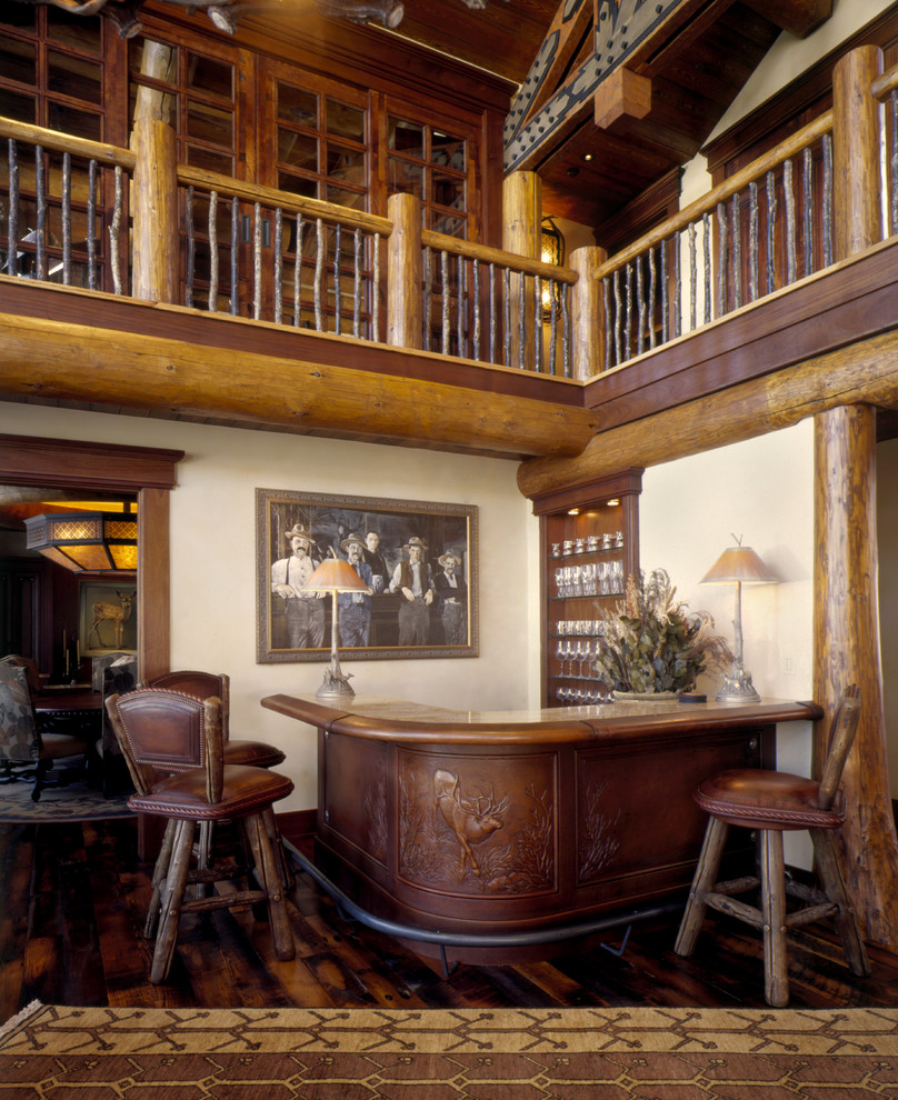 Jackson WY Rustic Home Bar Other by Chapman Design Inc Houzz