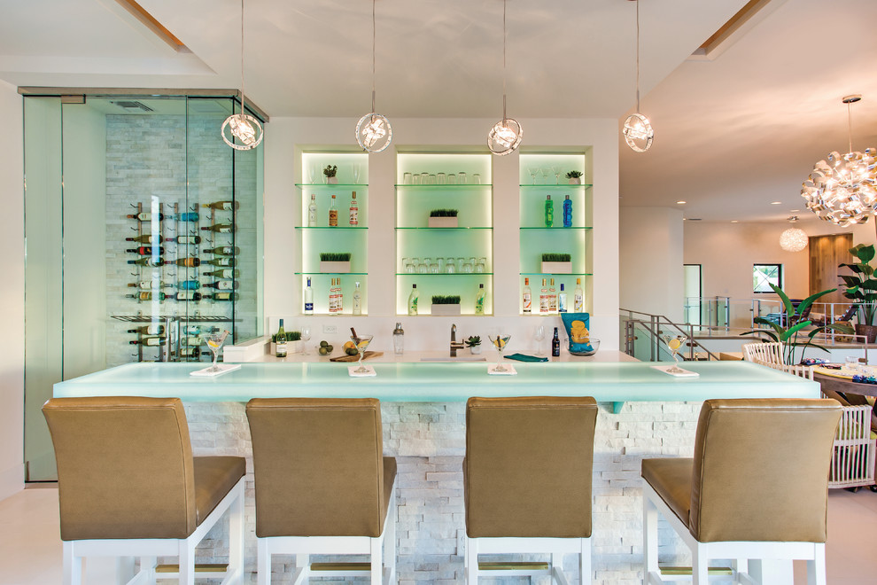 January 2016 Suncoast Edition Home Tours Home Bar Miami by HOME