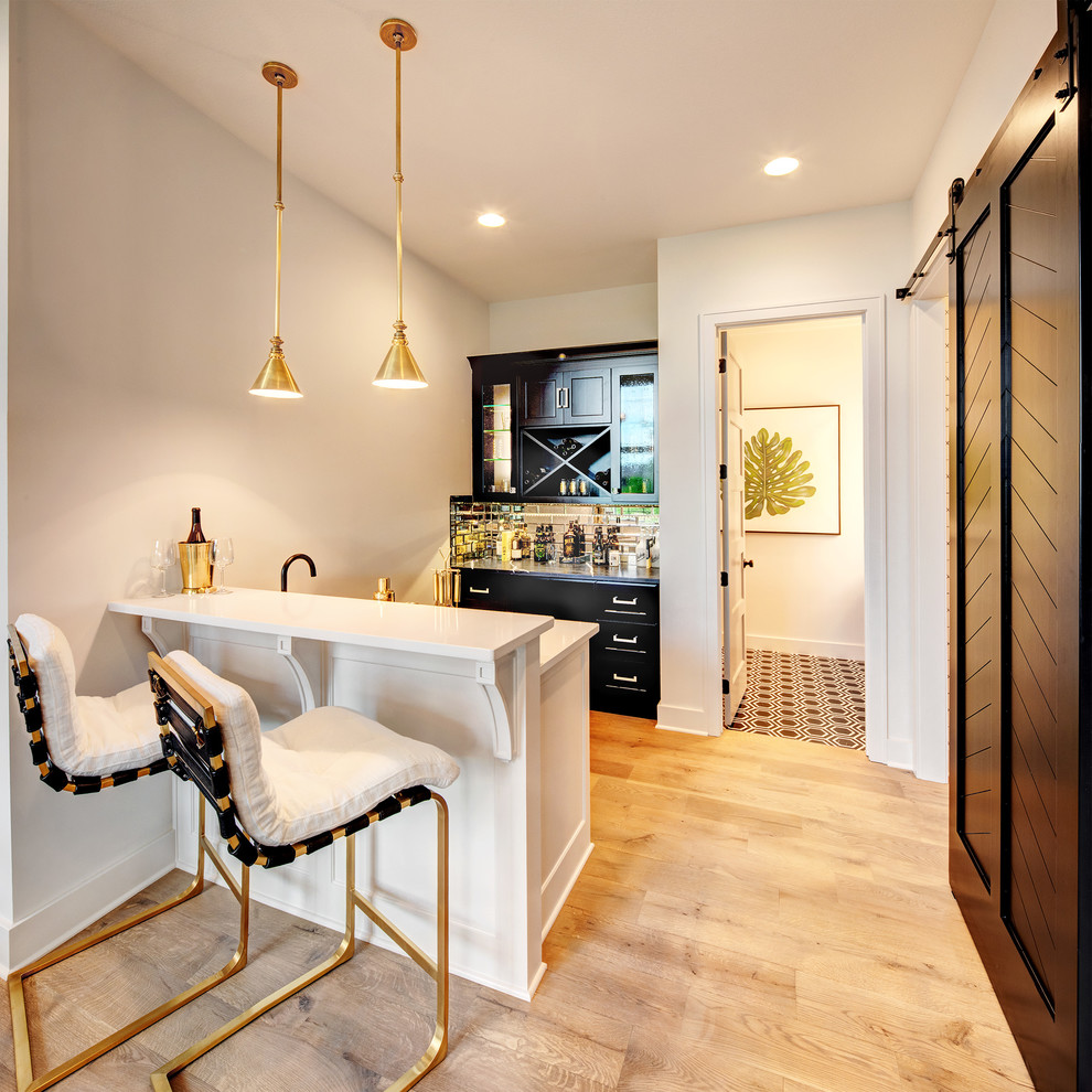 Kensington Floor Plan Modern Home Bar Kansas City by Starr