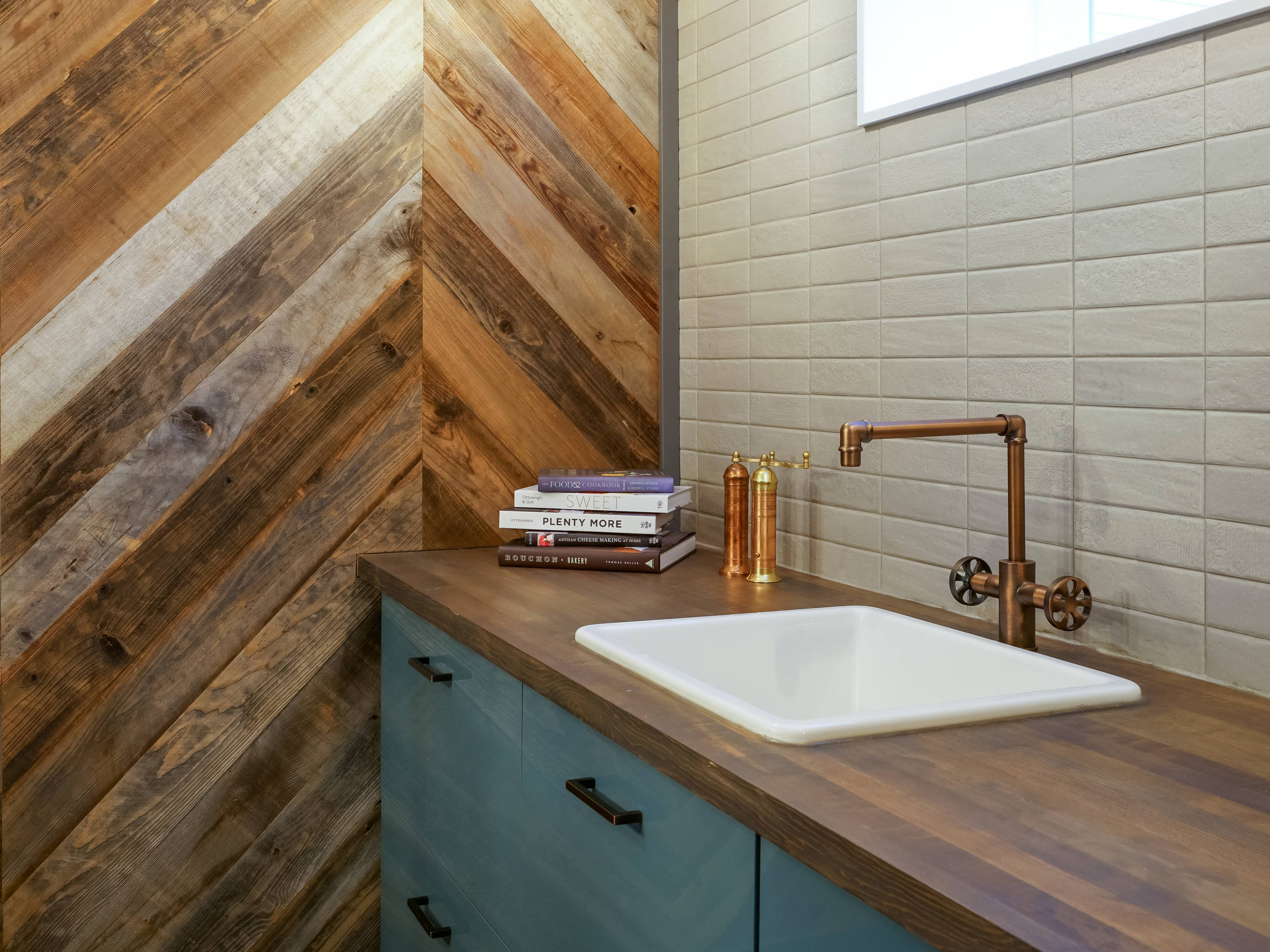 Steel & Wood Bathroom Storage Shelf on Food52