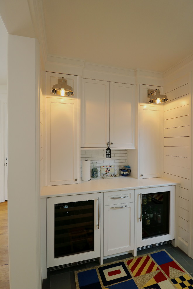 Lake Home North Bend, Nebraska Beach Style Home Bar Omaha by Eurowood Inc