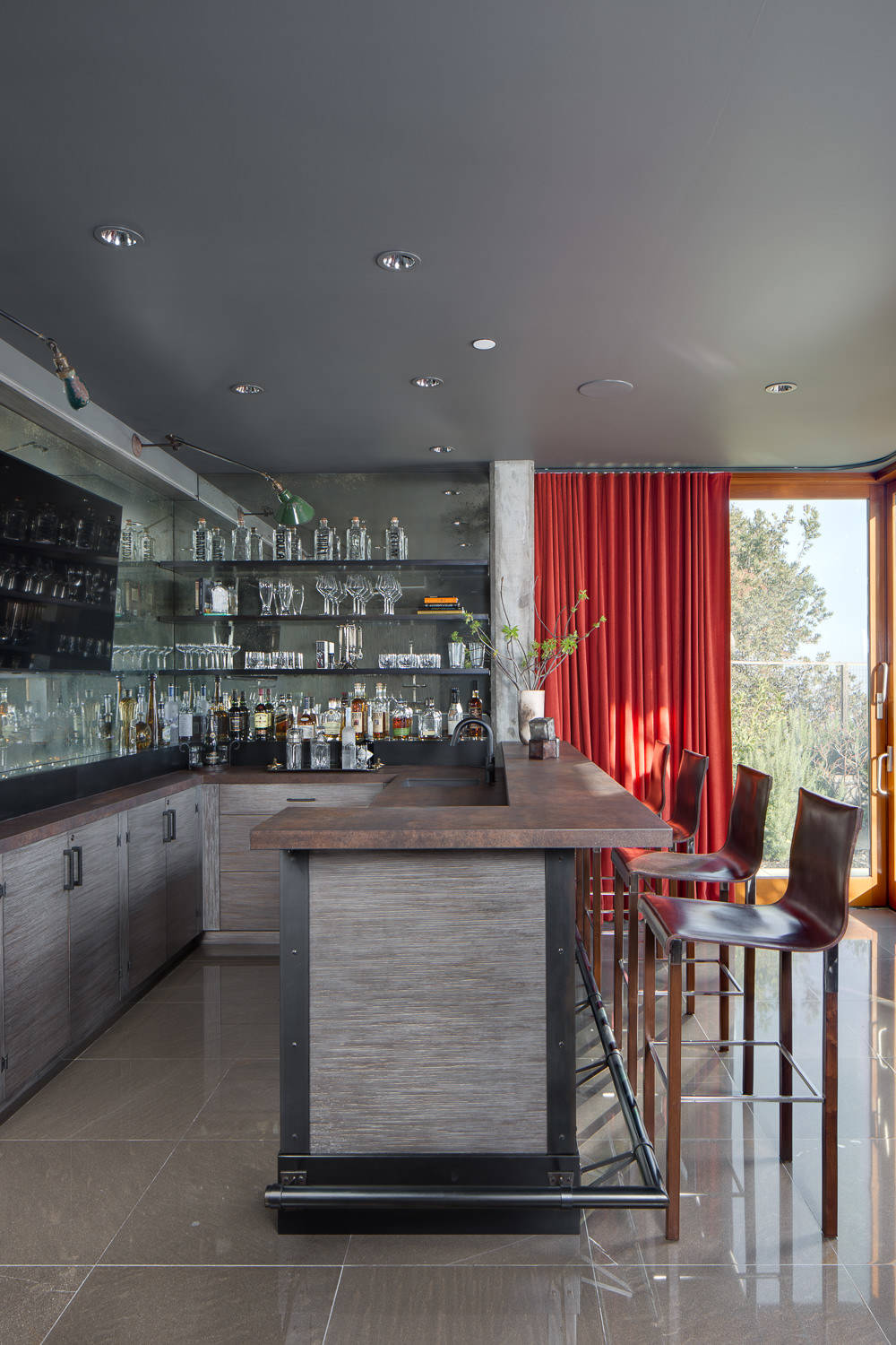 75 Beautiful Contemporary L Shaped Home Bar Pictures Ideas May 2021 Houzz