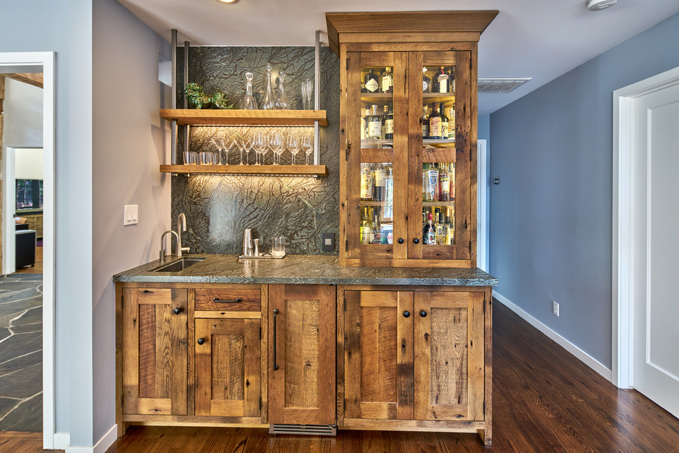 This is an example of a traditional home bar in San Francisco.