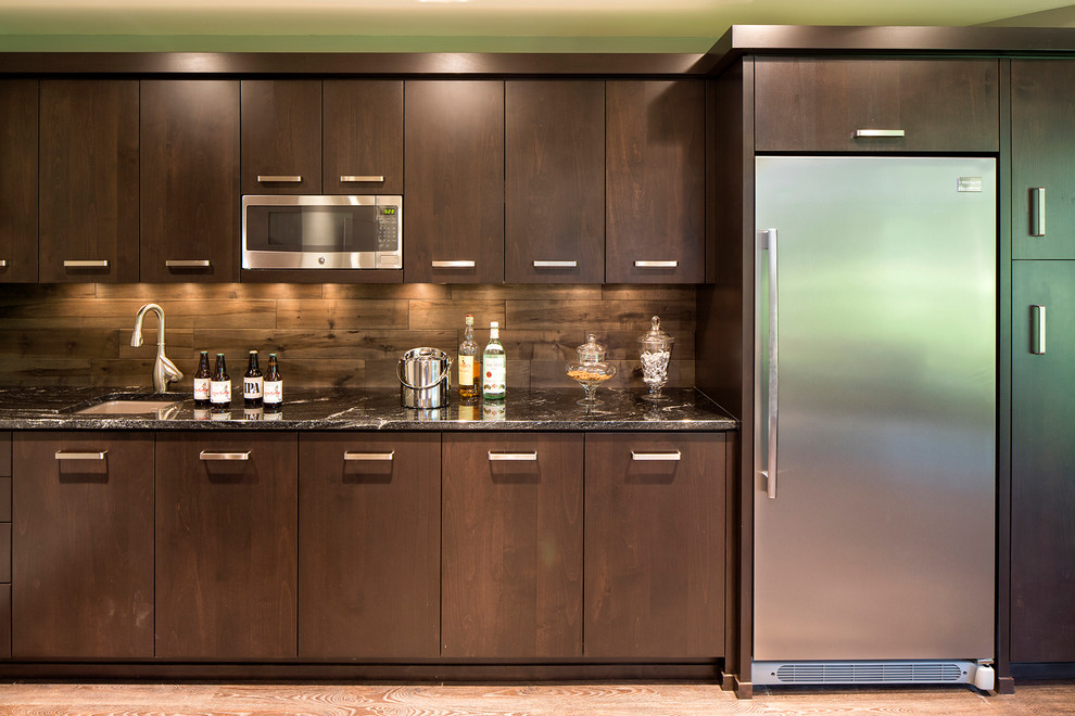 Modern Organic - Contemporary - Home Bar - Minneapolis - by Hendel Homes | Houzz
