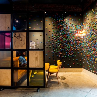 Mtv Flyp Cafe Indian Home Bar Delhi By Chromed Design Studio Houzz