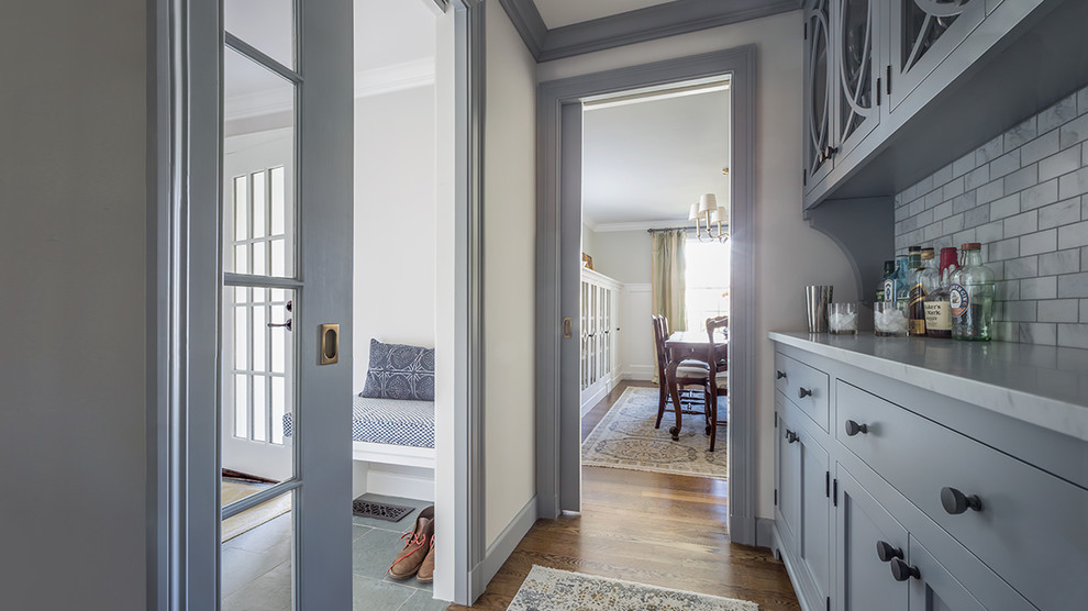Wet Bar Details Transitional Home Bar Boston by Cutting Edge