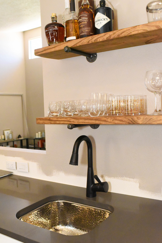 Northeast Heights Remodel Home Bar Albuquerque by Sharp