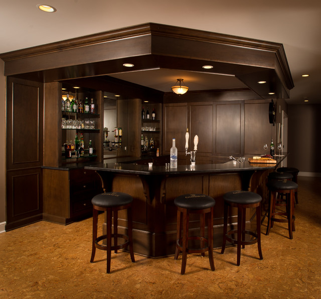 Northport House Traditional Home Bar Boston By Kitchen Center 