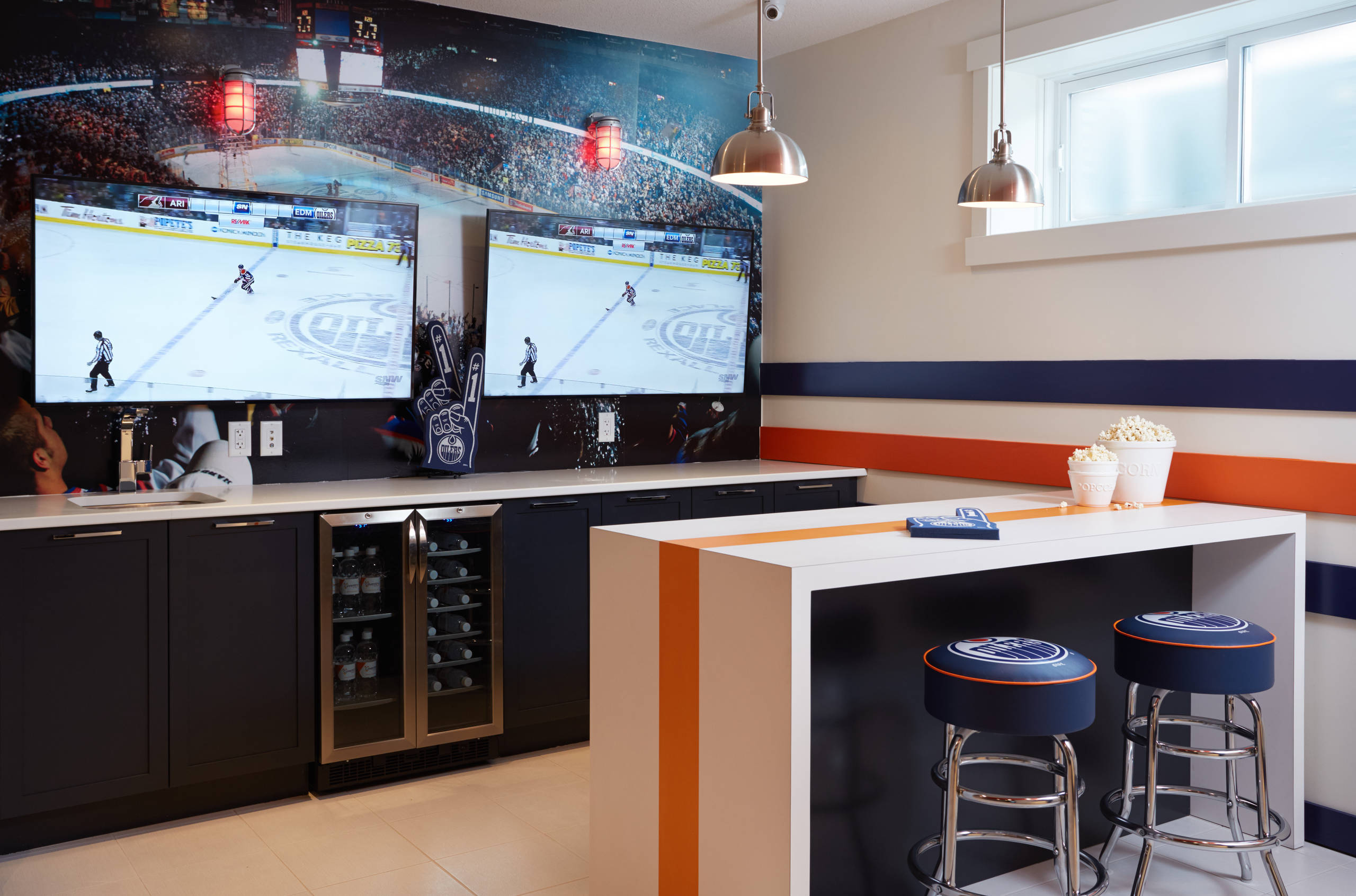 sports bar interior