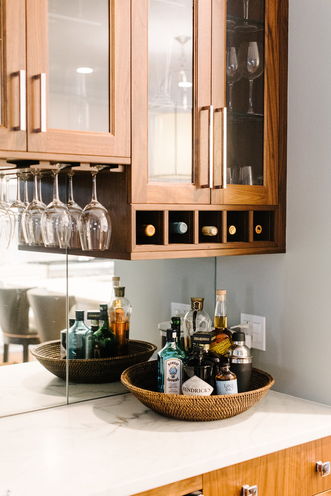 Old Town Traditional Traditional Home Bar Chicago by Inspired