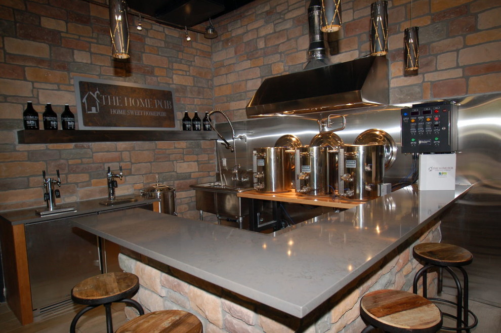 Our new Home Pub - Rustic - Home Bar - Denver - by ...