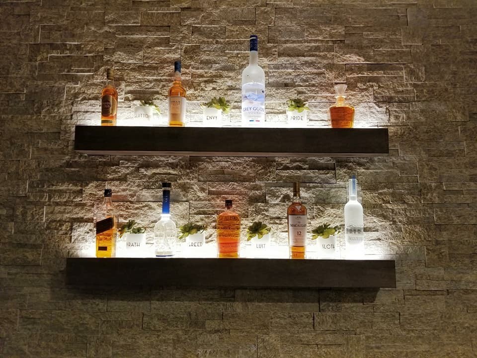 Oviedo Bar Wall Transitional Home Bar Orlando by Powell