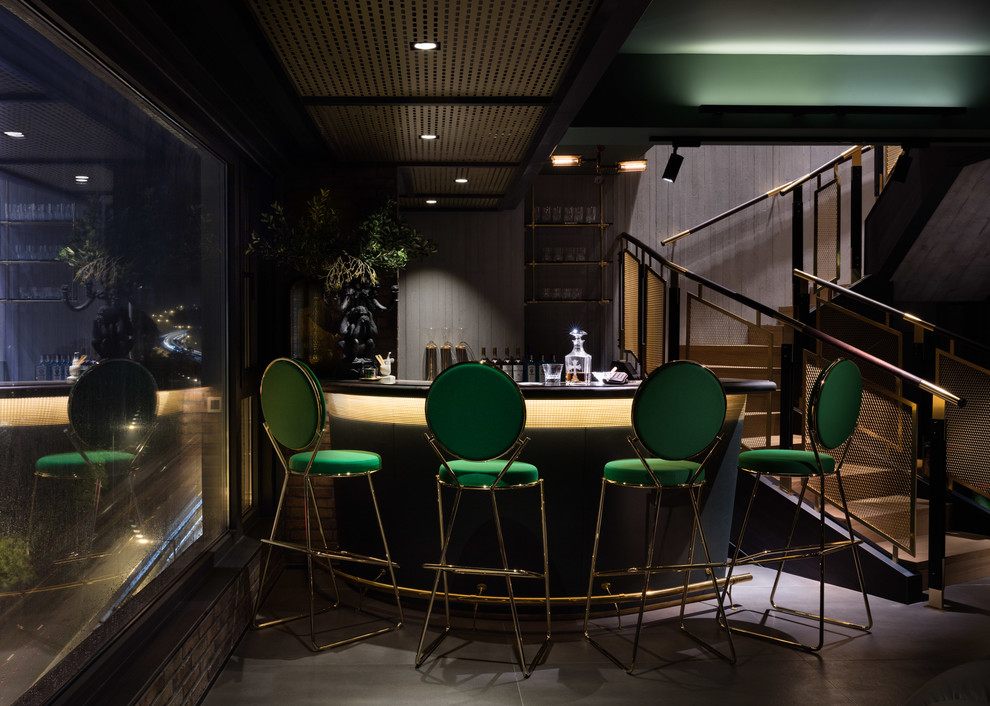Playhouse Modern Home Bar Hong Kong by Concrete LCDA Houzz
