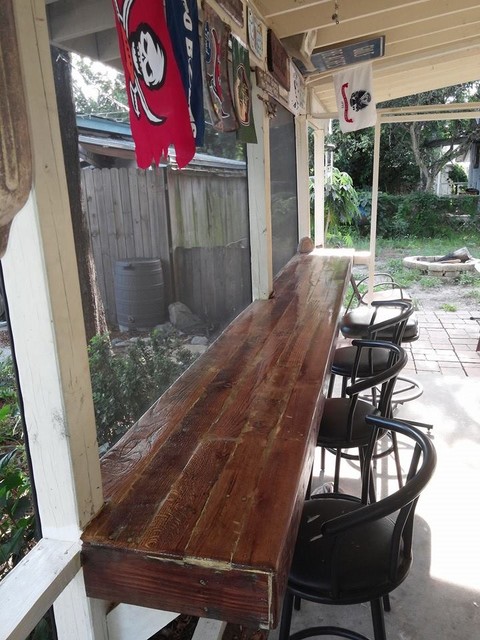 Porch Pirate Bar - Coastal - Home Bar - Tampa - by Sherm