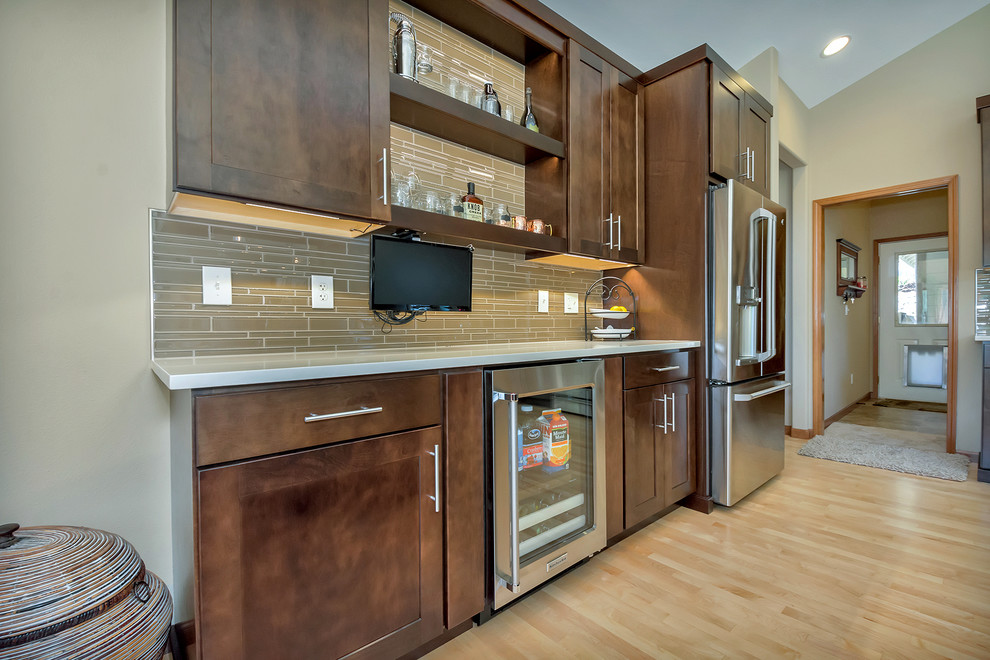 Puyallup Kitchen Remodel and Great Room Update Transitional Home