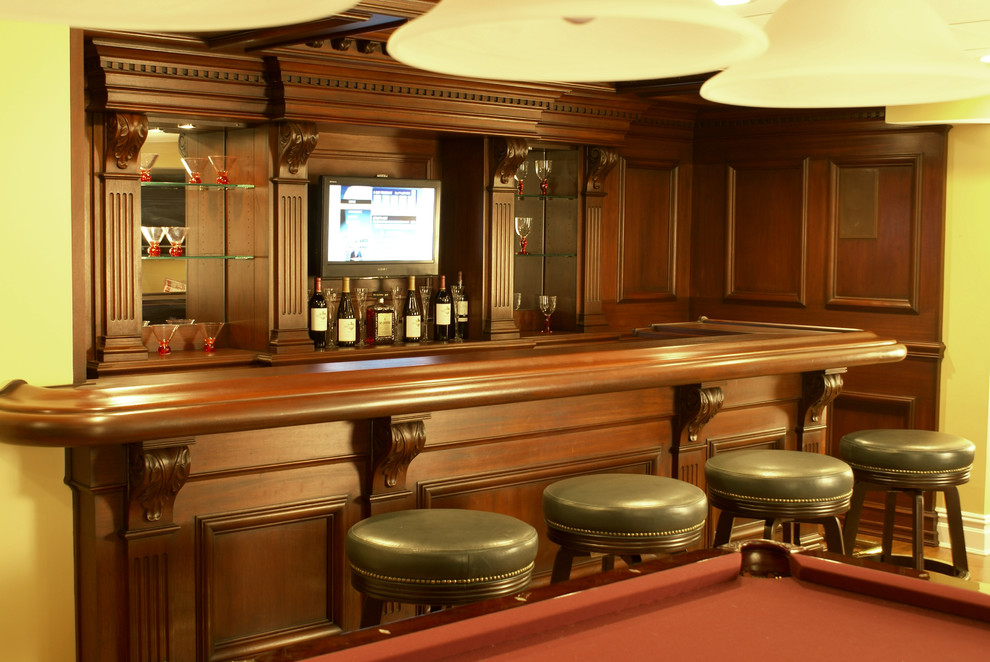 Residential Bar NJ Traditional Home Bar Newark by WL Kitchen & Home Houzz