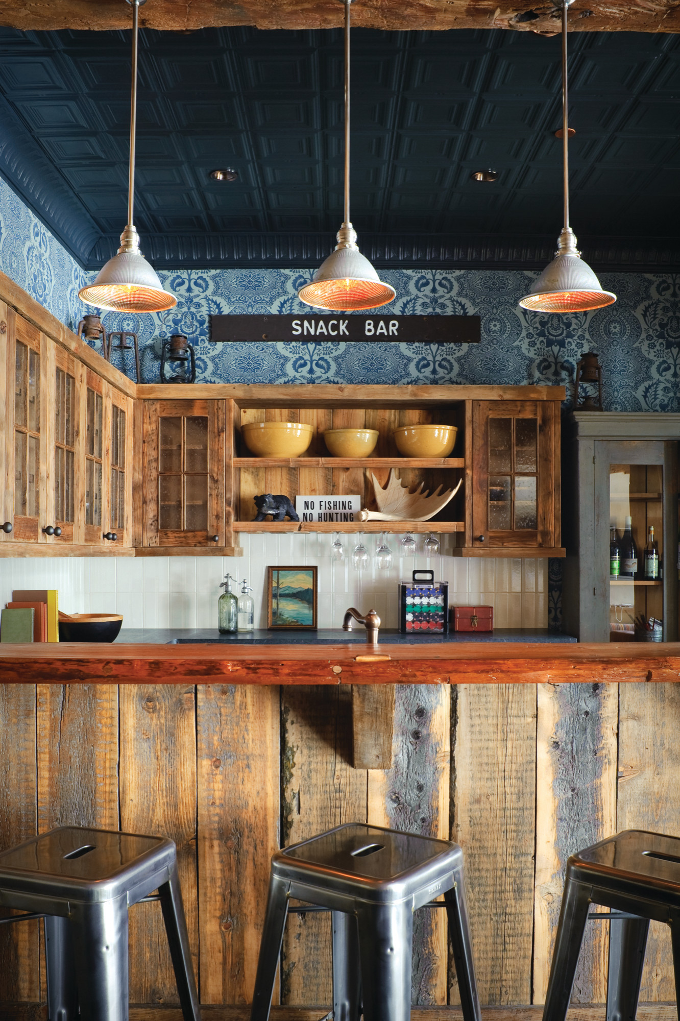 Bar Wallpaper Houzz