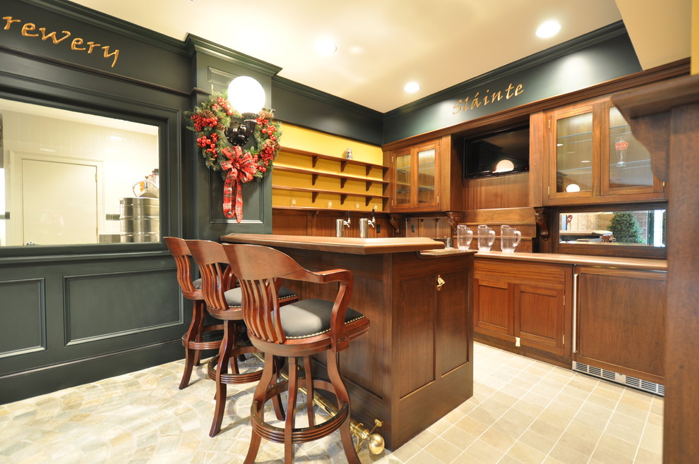 Sleepy Hollow - Plainfield NJ - Traditional - Home Bar ...