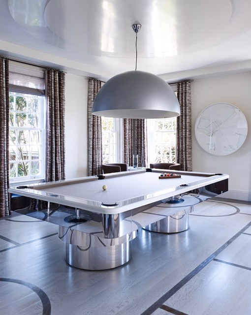 Stainless Steel Pool Tables by MITCHELL Pool Tables Contemporary