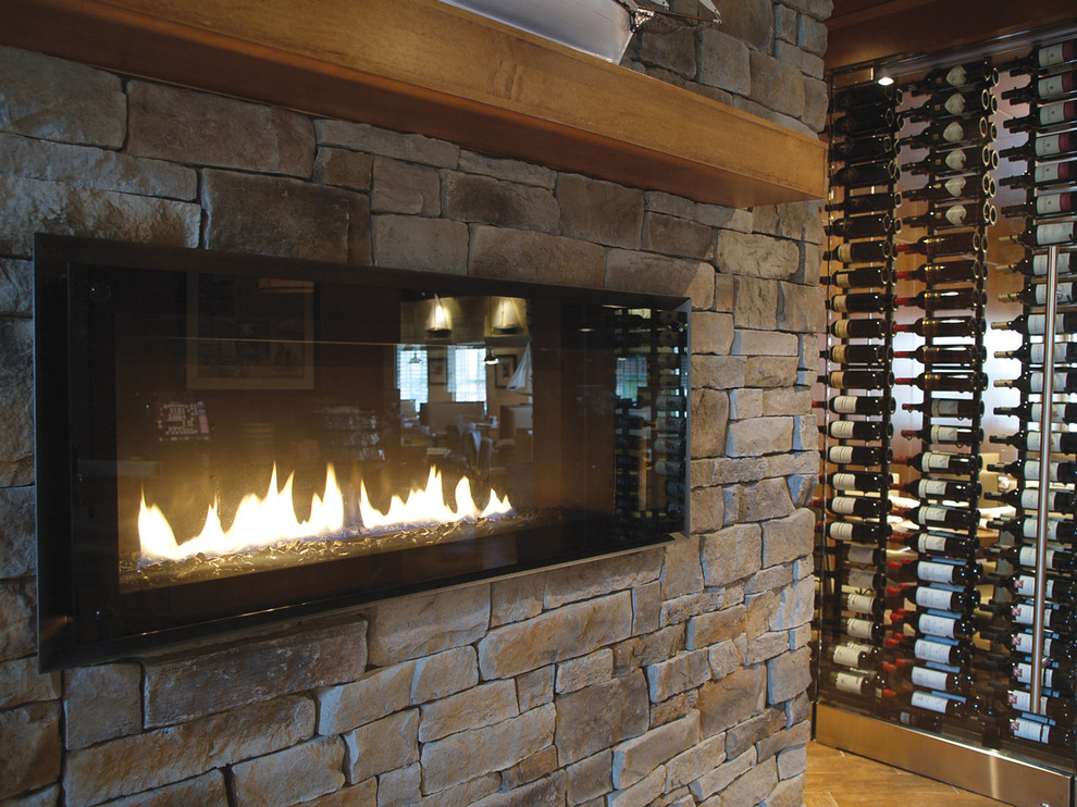 Stone Fireplaces Modern Home Bar Toronto by Stone Selex
