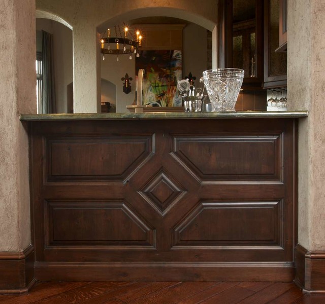 Texas Tuscan Clásico renovado Bar en casa Ciudad de Kansas de