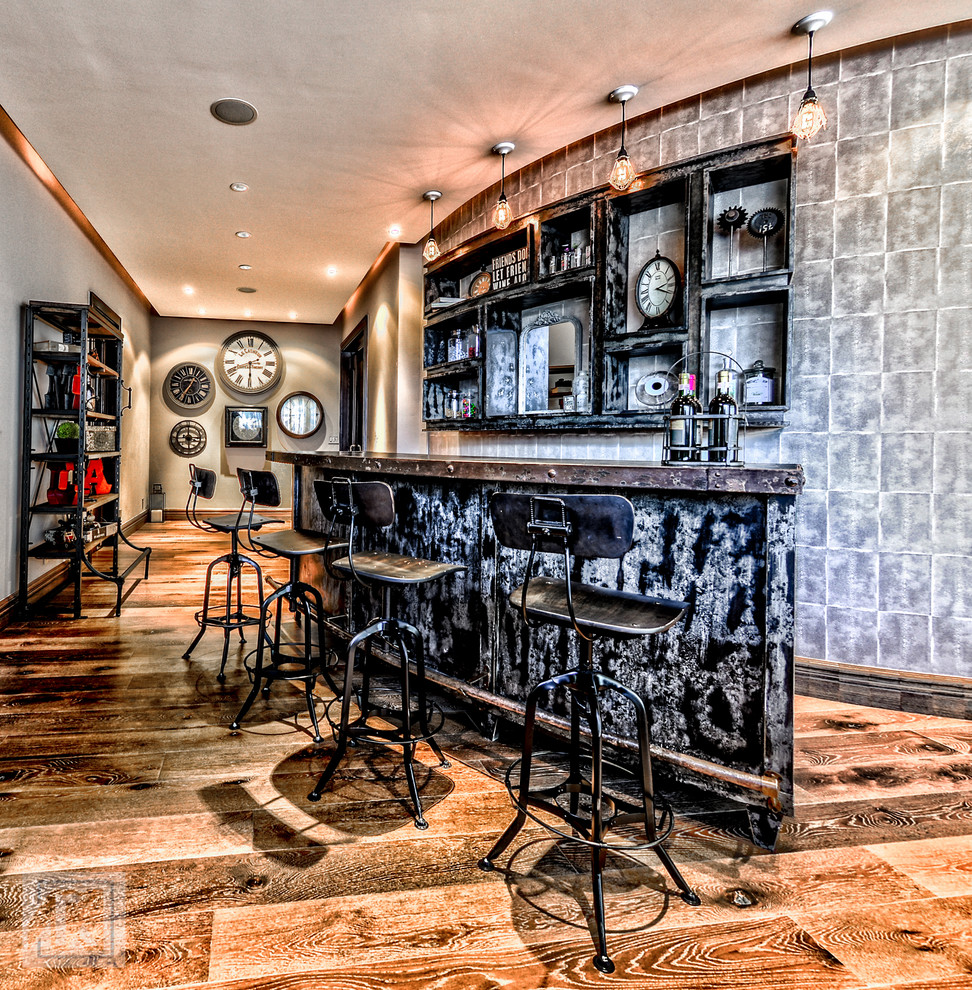 The Toscana House Rustic Home Bar Mexico City by Manuel Roditi