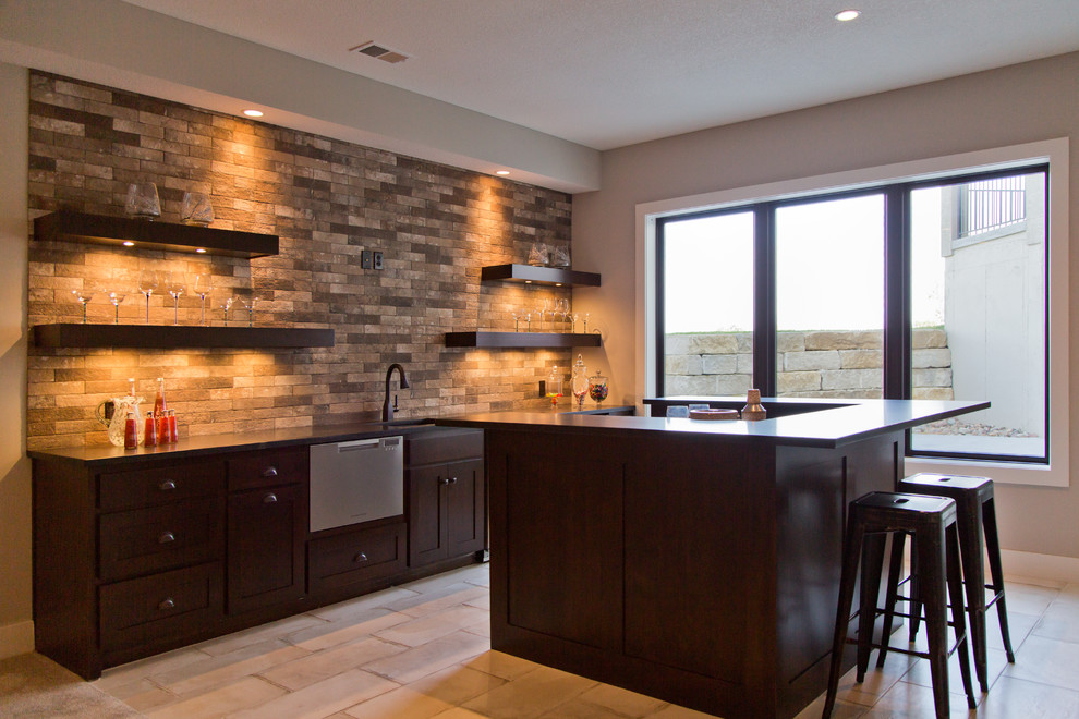 Todd Hill Homes for 2018 Fall Parade of Homes in Kansas City Modern Home Bar Kansas City