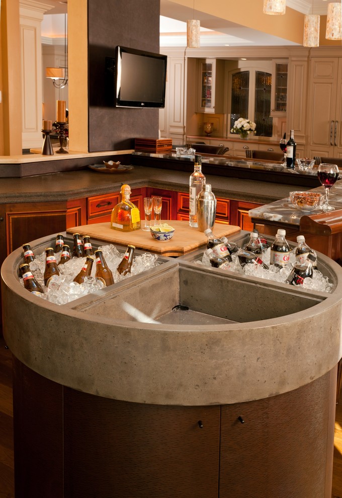 Top Shelf Home Bar Traditional Home Bar Boston by Roomscapes