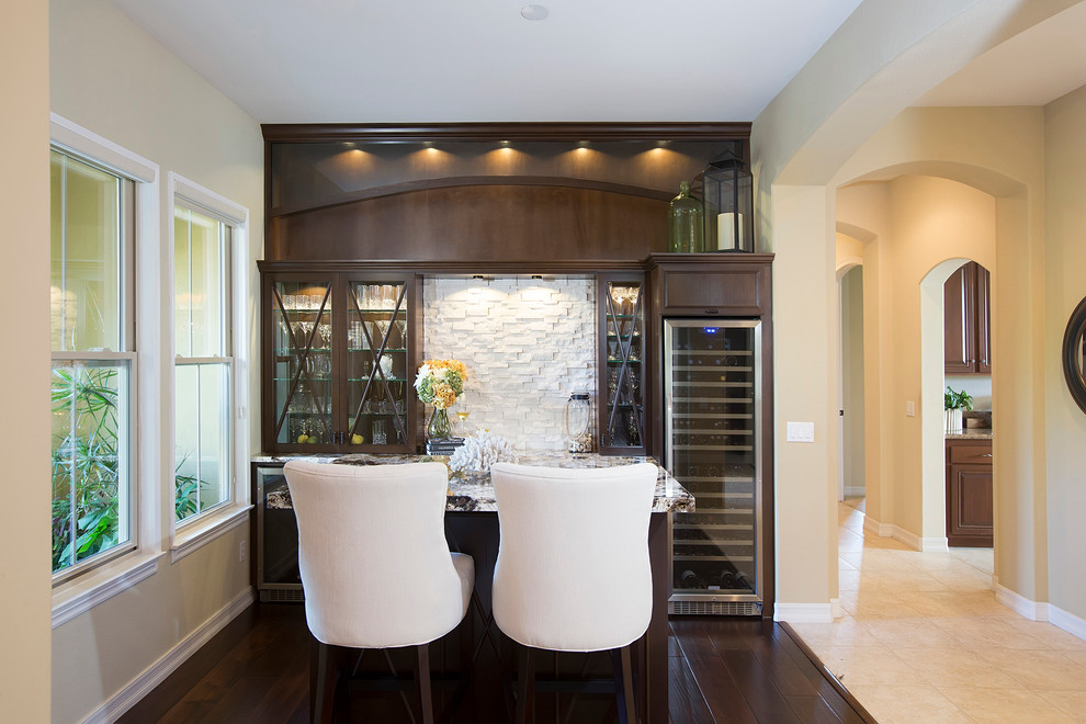 Transitional Dry Bar San Diego, CA Transitional Home Bar San