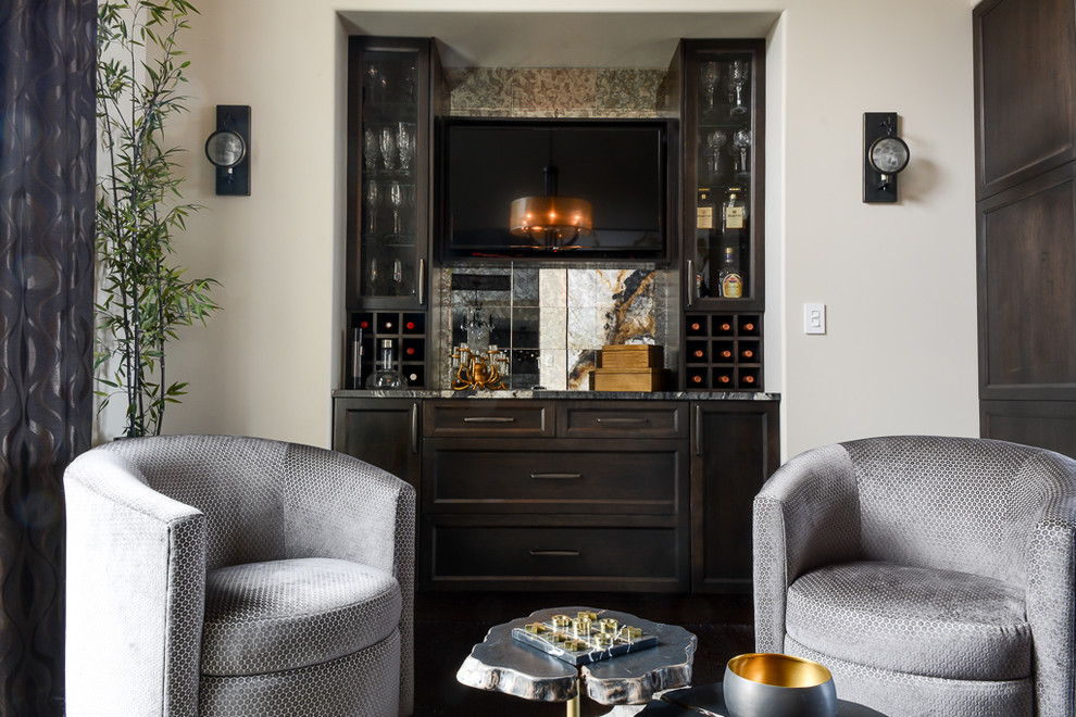 Twin Brooks Renovation Contemporary Home Bar Edmonton by Savori