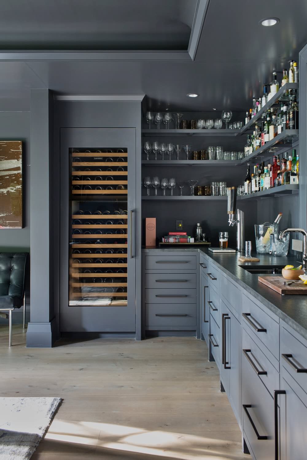 75 Beautiful Gray L Shaped Home Bar Pictures Ideas May 2021 Houzz