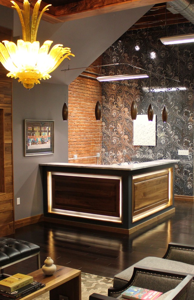 WET BAR Eclectic Home Bar Wichita by Accent Lighting, Inc. Houzz