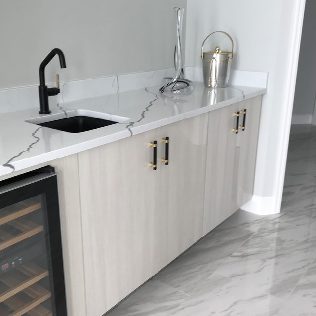 Wet Bar Remodel Contemporary Home Bar Philadelphia by BPL