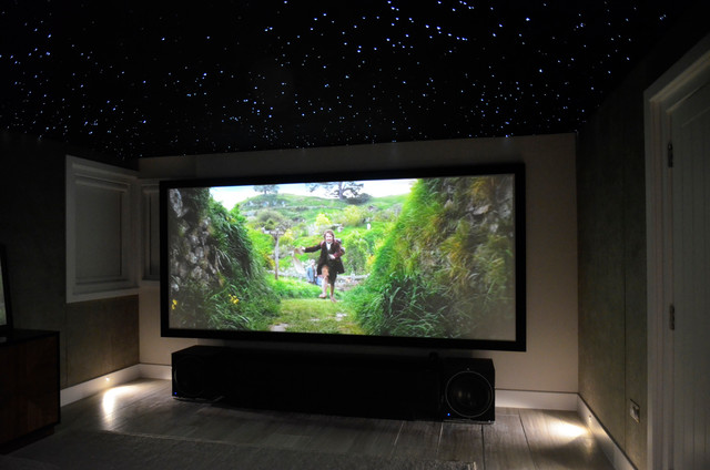 Dolby Atmos Home Cinema with 4K Cinemascope screen. - Contemporáneo - Cine  en casa - Gloucestershire - de HiFi Cinema Ltd. | Houzz