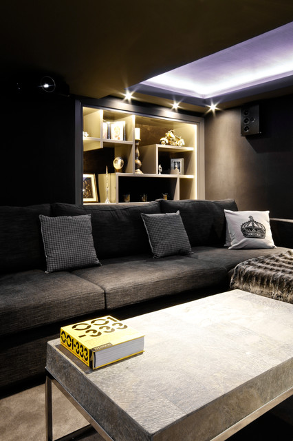 Home Cinema Room - Contemporary - Home Theater - Other - by Betts Interiors