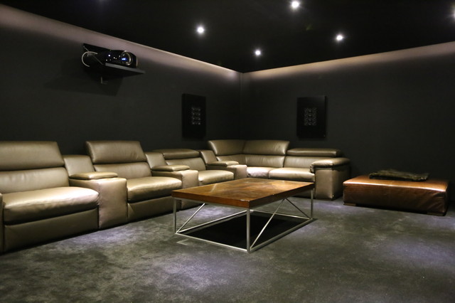 Home Cinema Room Derby - Moderne - Salle de Cinéma - Londres - par Custom  Controls London | Houzz
