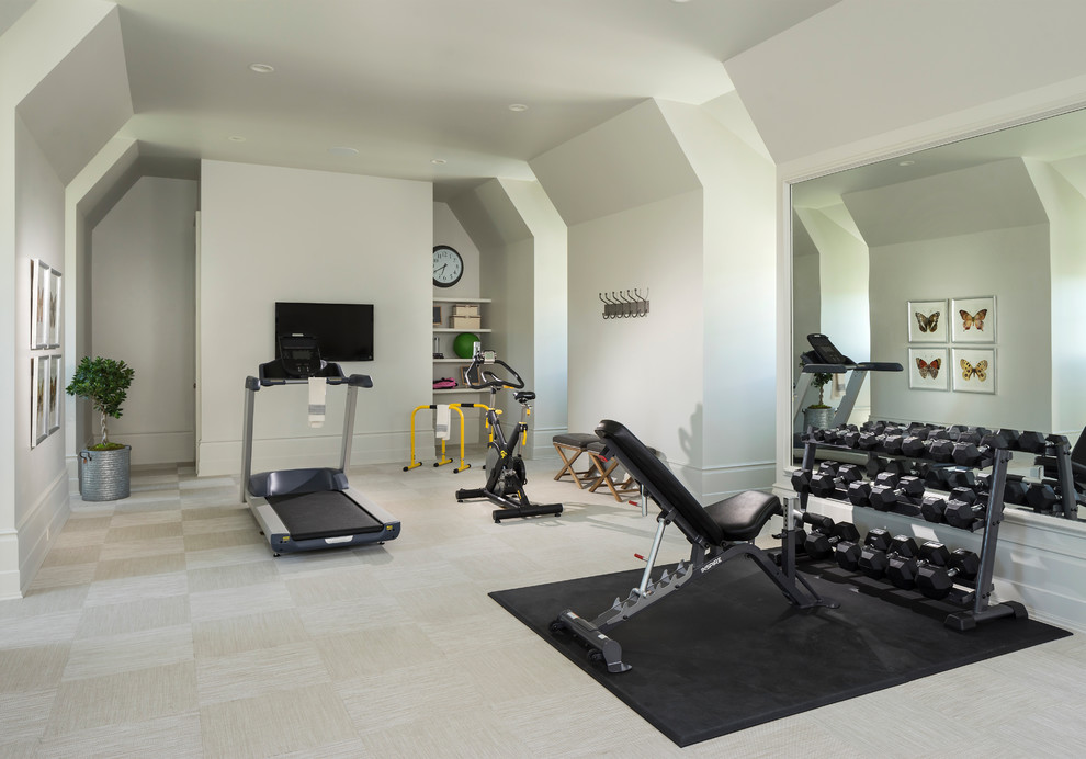 Inspiration for a timeless home gym remodel in Salt Lake City